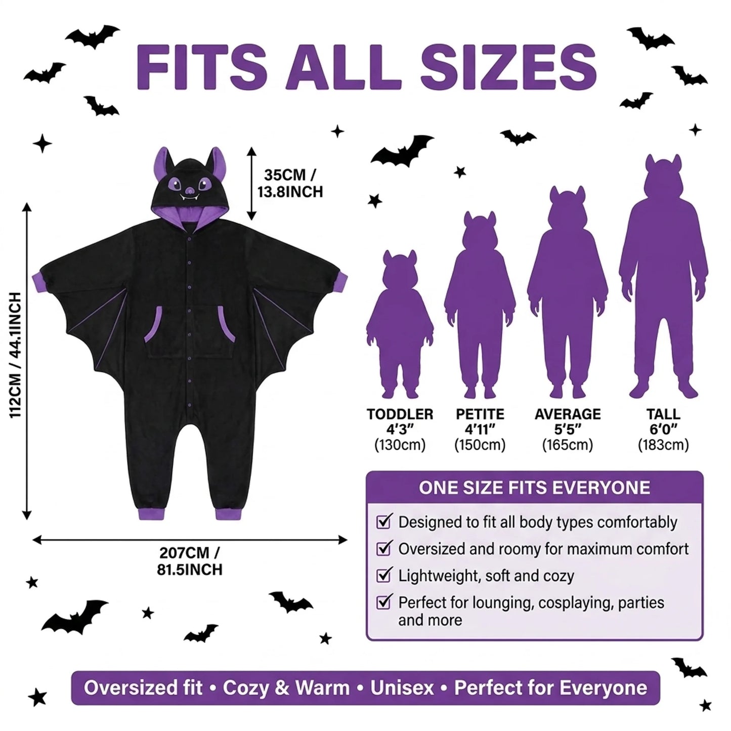 Batsie - Cozy Bat Onesie